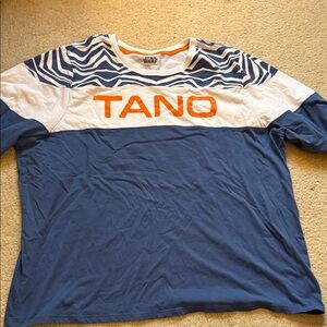 Star Wars Blue and White Shirt with Orange Print